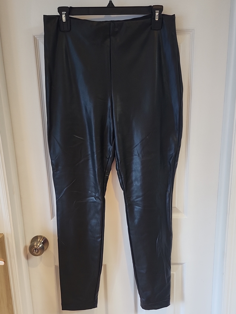 Banana Republic Black Faux Leather Leggings